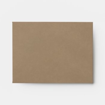 Basic Kraft Paper A2 Envelope by PandaCatGallery at Zazzle