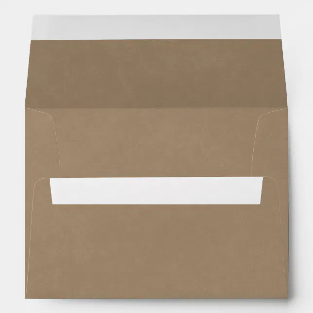 Basic Kraft Paper A7 Envelope Zazzle