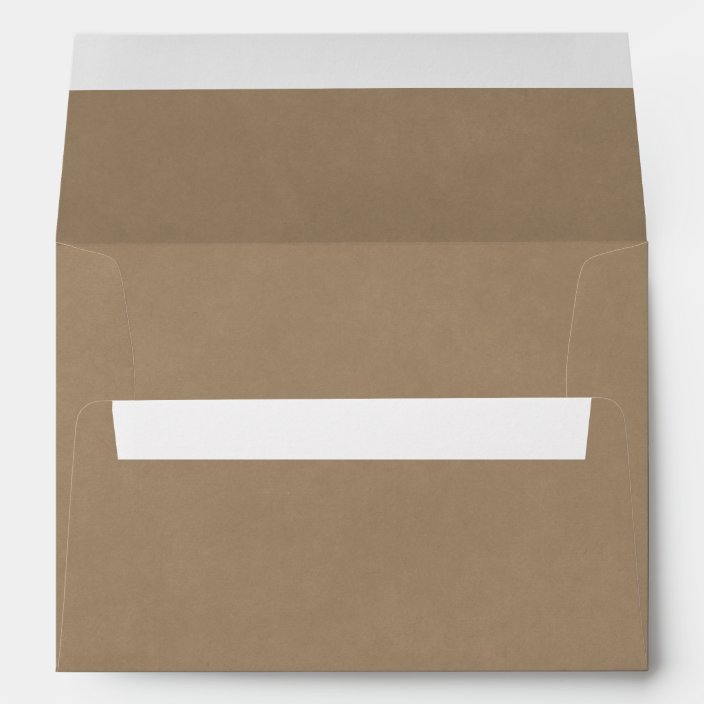 Basic Kraft Paper A7 Envelope | Zazzle