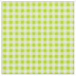Basic Lime Green Gingham Fabric