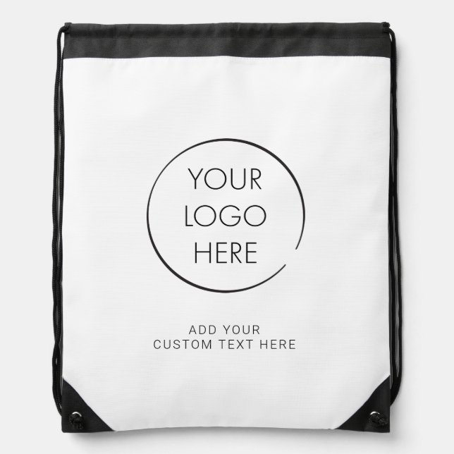 Basic Logo Custom Bag, Business or Shop Backpack (Front)