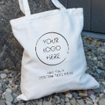 Basic Logo Custom Bag, Business or Shop Tote Bag<br><div class="desc">Add your logo and text to create a cool custom tote bag for your business or event. These bags are great for marketing and promotions.</div>