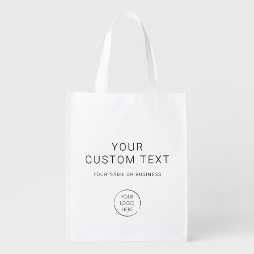 Basic Logo Custom Bag Business Promotional Tote