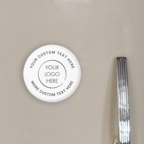 Basic Logo Custom Business or Marketing Branded Magnet