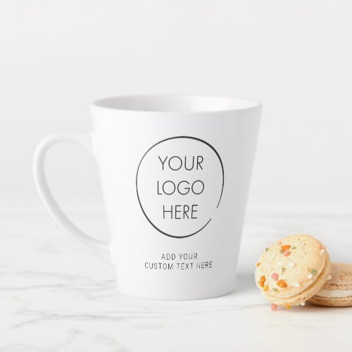 Basic Logo Custom Business or Marketing Latte Mug