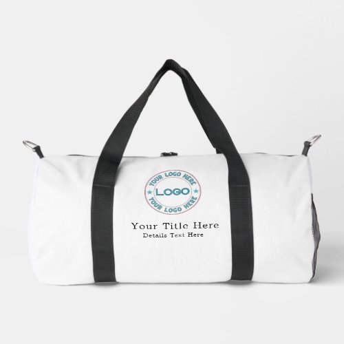 Basic Logo Custom Duffle Bag