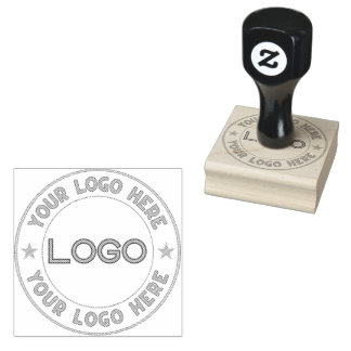 Basic Logo Custom Rubber Stamp