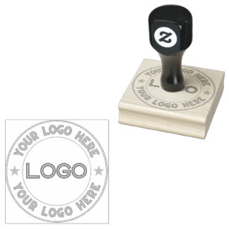 Basic Logo Custom Rubber Stamp