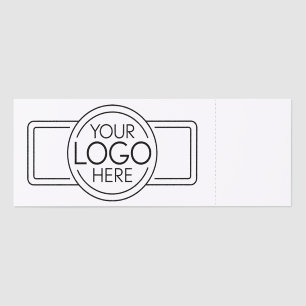 Basic Logo Only on Raffle Tickets