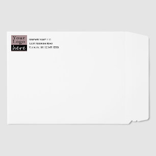 Basic Logo QR Code Business Envelope Mailers