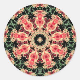 basic-logoback classic round sticker