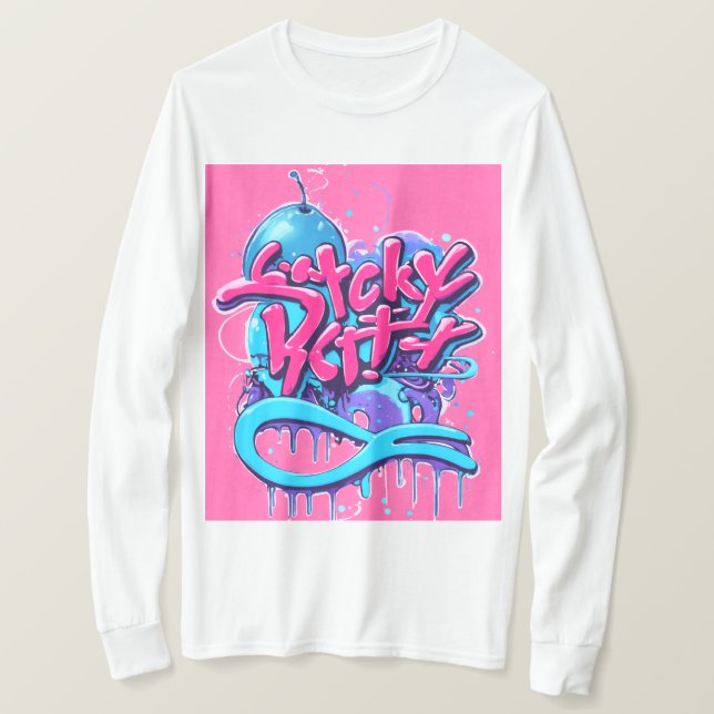 Basic Long Sleeve T-Shirt (Design Front)