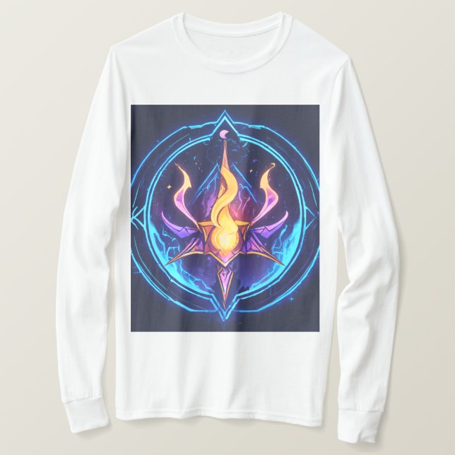Basic Long Sleeve T-Shirt (Design Front)