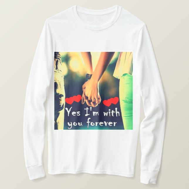 Basic Long Sleeve T-Shirt (Design Front)