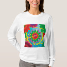 Basic Long Sleeve T-shirt Floral Summer Print