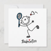 Basic Male Stick Figure Badminton (Front)