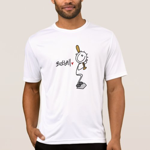 Basic Male Stick Figure Baseball T_shirts and Gift