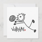 Basic Male Stick Figure Volleyball (Front)