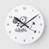 Basic Male Stick Figure Volleyball