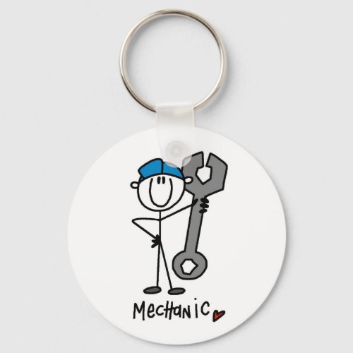 Basic Mechanic T_shirts and Gifts Keychain