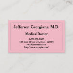 [ Thumbnail: Basic Medical Doctor Business Card ]