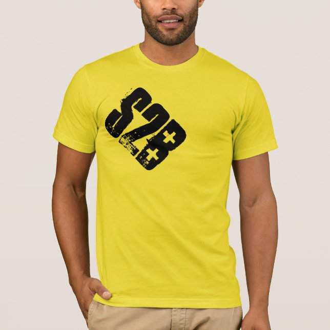 basic men's tee with large s2b logo (Front)