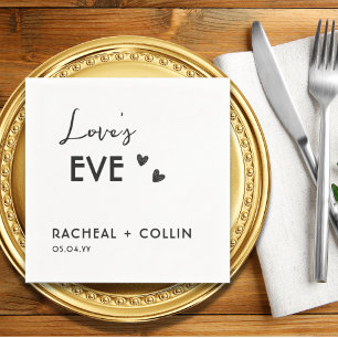 Basic Minimalist Simple Modern Rehearsal Dinner Napkins