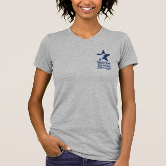 Basic Navy logo and website T-Shirt