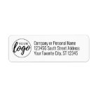 Basic Office Business Logo Address Label | Zazzle