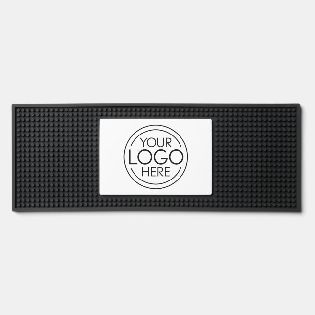 Basic Office Business Logo Bar Mat (Front)