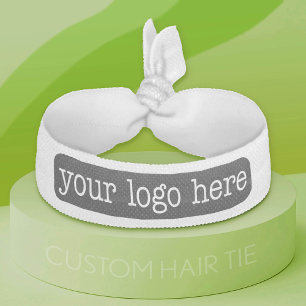 Basic Office Business Logo Elastic Hair Tie