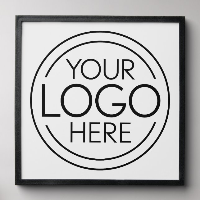 Basic Office Business Logo Peel And Stick Photo Tile (Front Set)