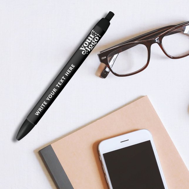 Basic Office Business Logo & Text Branded Pen (Creator Uploaded)