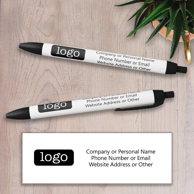 Basic Office Business Logo with 3 lines of Text Pen (Creator Uploaded)