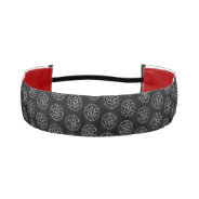 Basic Office Business Logo With Contact Info Athletic Headband at Zazzle