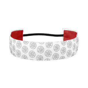 Basic Office Business Logo with Contact Info Athletic Headband