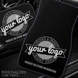 Basic Office Business Logo with Contact Info Car Floor Mat