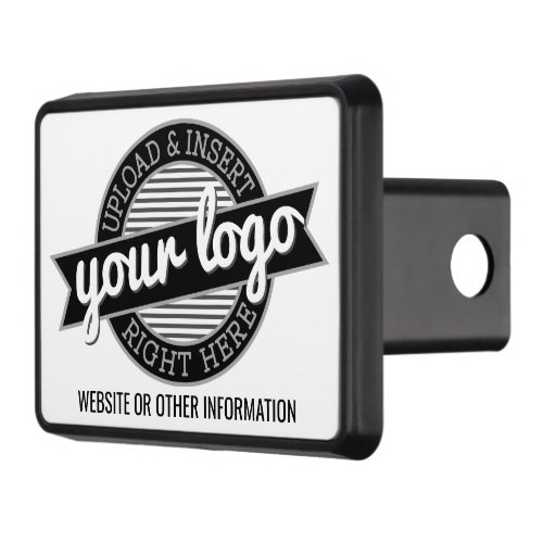Basic Office Business Logo with Contact Info Hitch Cover