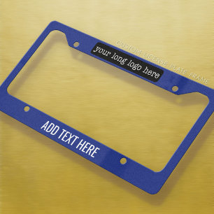 Basic Office or Business Address Label License Plate Frame