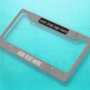 Basic Office or Business Address Label License Plate Frame