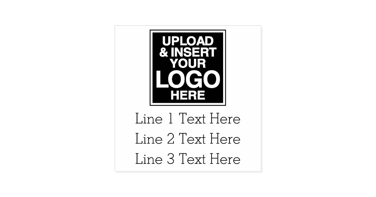 Basic Office or Business Address Label with logo Self ...