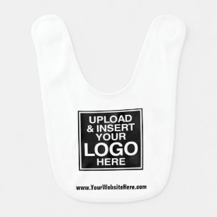 Basic Office or Business Logo Baby Bib