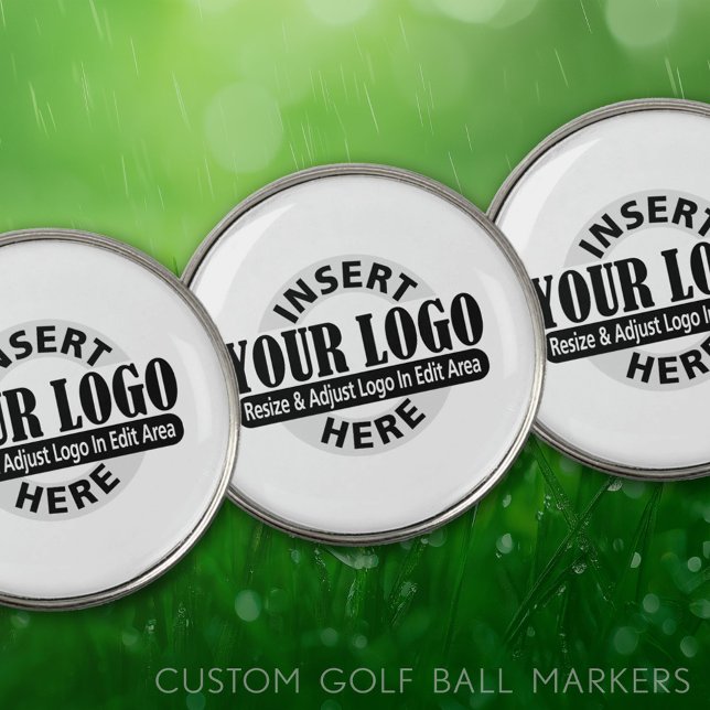 Basic Office or Business Logo Notes Golf Ball Marker (Custom Golf Ball Markers)