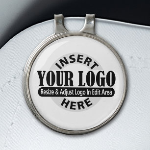 Basic Office or Business Logo Notes Golf Hat Clip
