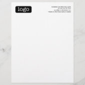 Basic Office or Business Logo Notes Letterhead (Front)