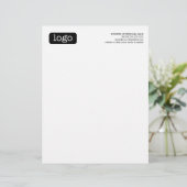 Basic Office or Business Logo Notes Letterhead (Standing Front)