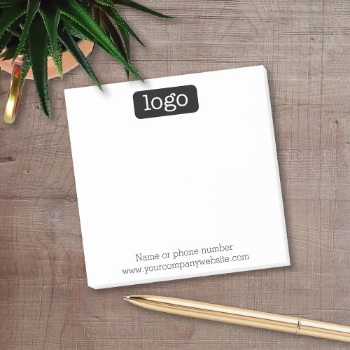 Basic Office or Business Logo or photo Post_it Notes