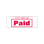 [ Thumbnail: Basic "Paid" Rubber Stamp ]