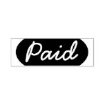 [ Thumbnail: Basic "Paid" Rubber Stamp ]