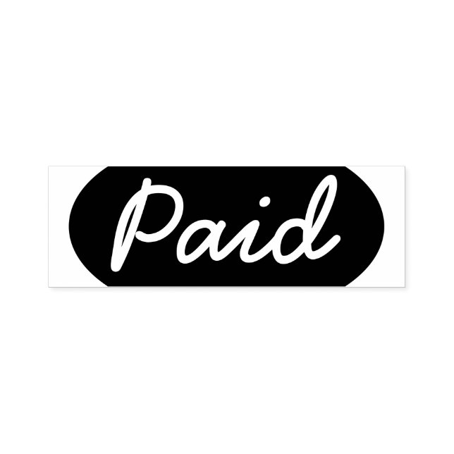 Basic "Paid" Rubber Stamp (Design)